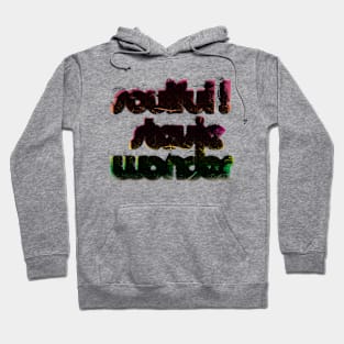 soulful stevie wonder typography graphic Hoodie